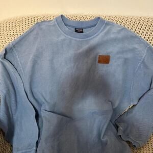 Vintage Ribbed Oversized Crewneck Mackinaw Island